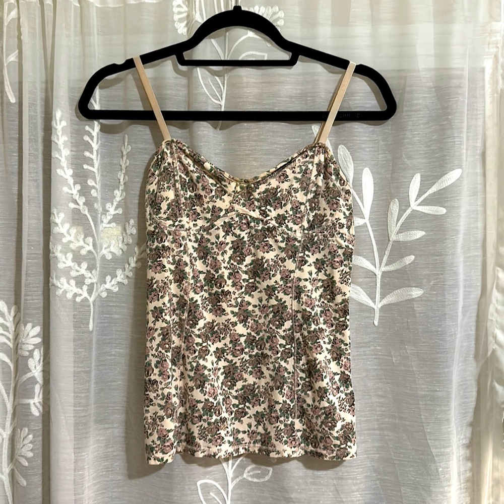 Anthropologie - floral cami